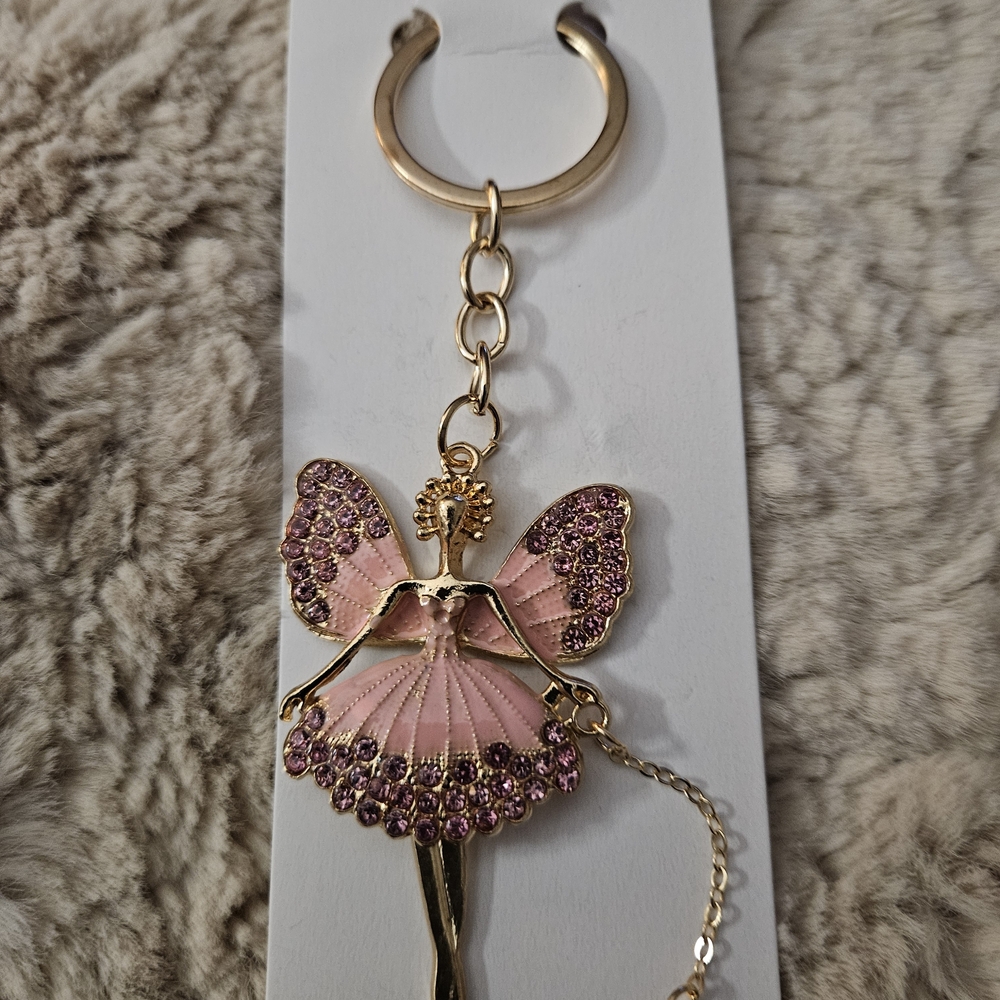 Gold Fairy Keychain
